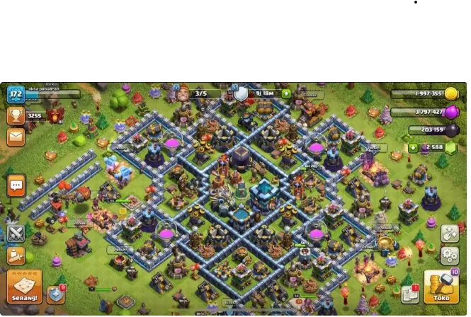 COC272 TH13 Handsome Donation Max Barracks 5 Builders 1100+ Gems BK44 AQ62 GW44 RC1 Siege Slots Open
